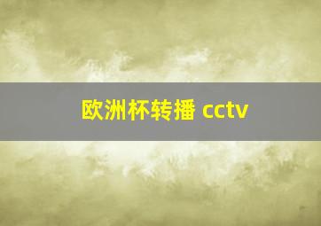 欧洲杯转播 cctv